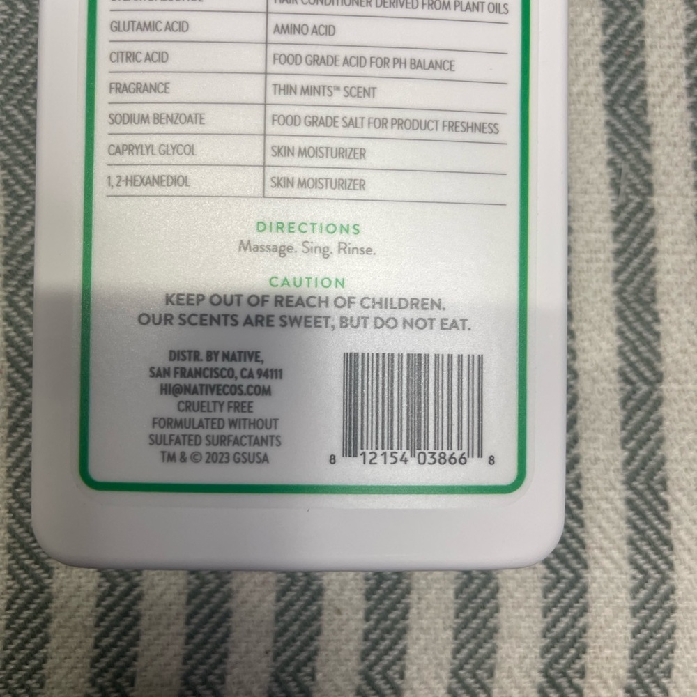 Girl Scouts Native‎ Thin Mints Volumizing Conditioner NEW - Picture 3 of 3